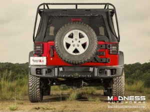 Jeep Wrangler JK Spartacus Bumper - Rear - Black